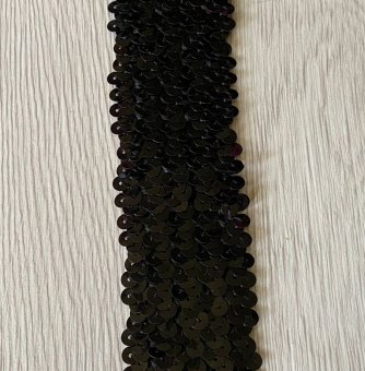 Banda elastica cu paiete lata 2,5 cm